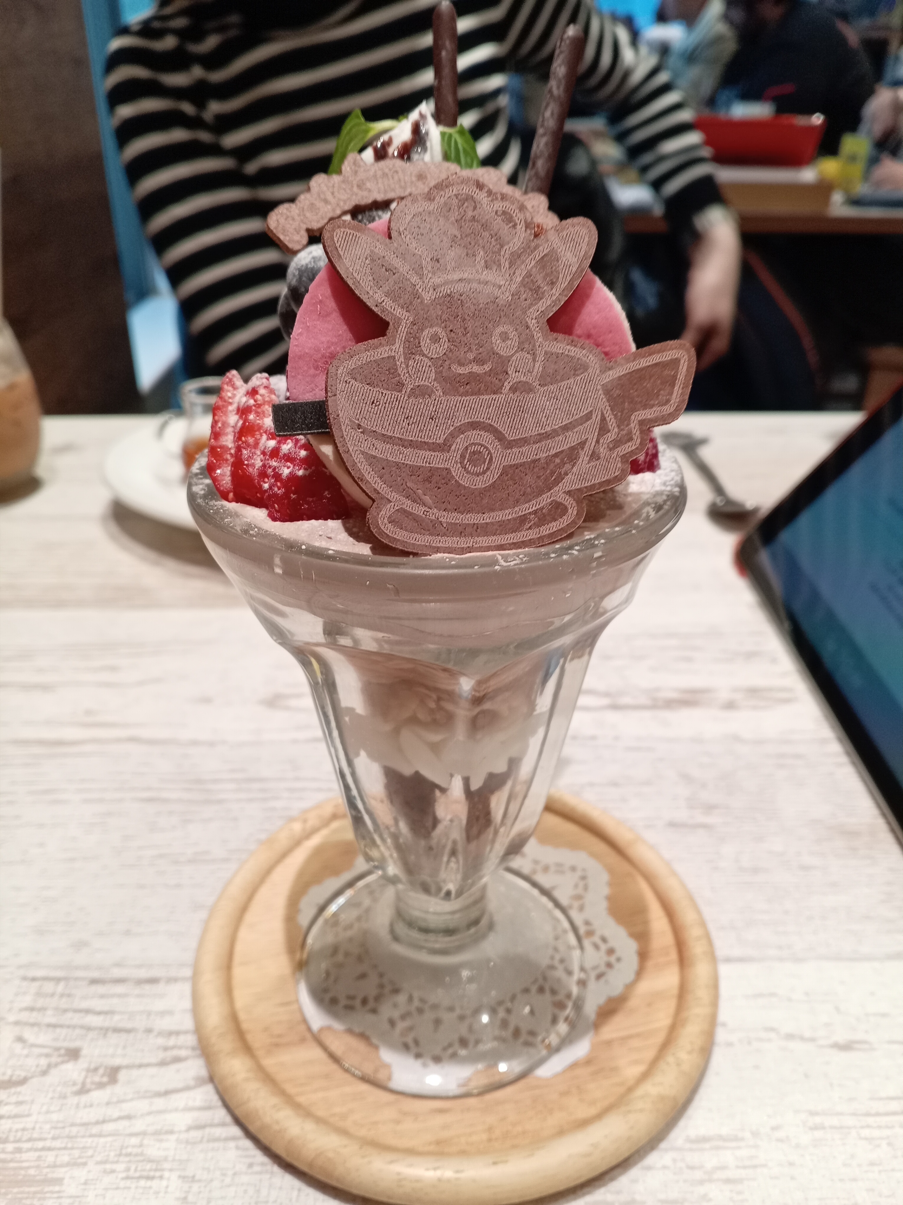 photo of pokémon café's pikachu parfait