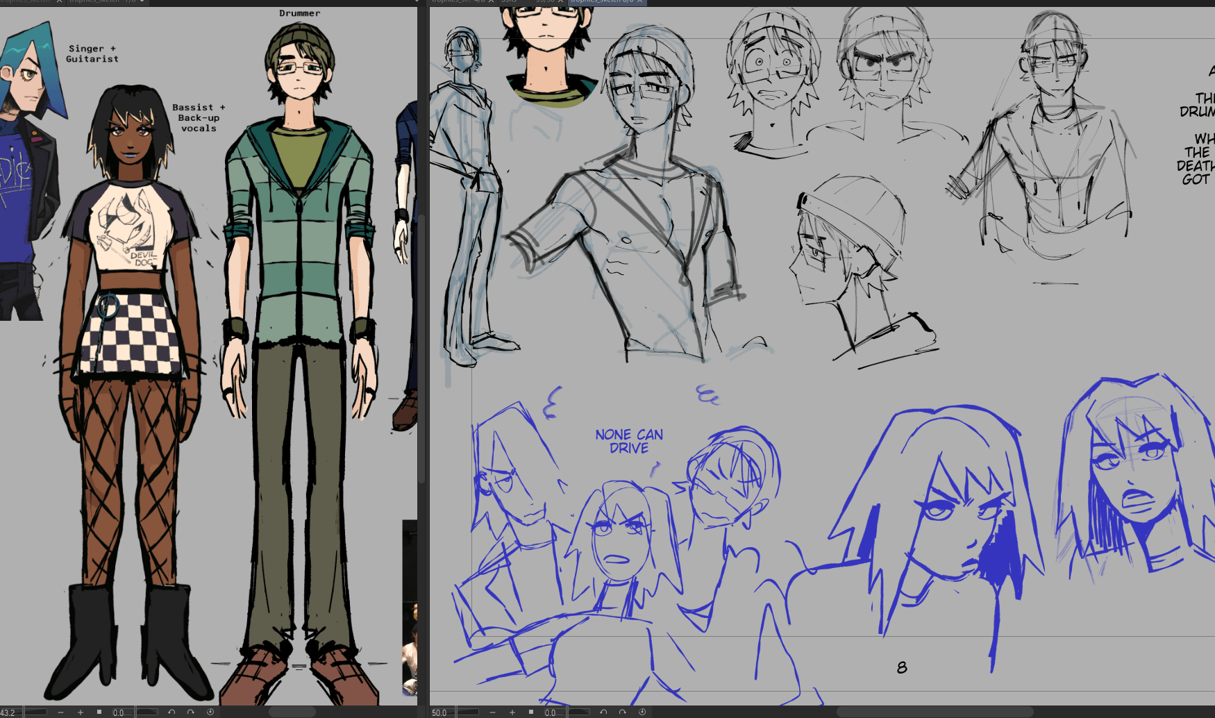 beta charlie and declan...