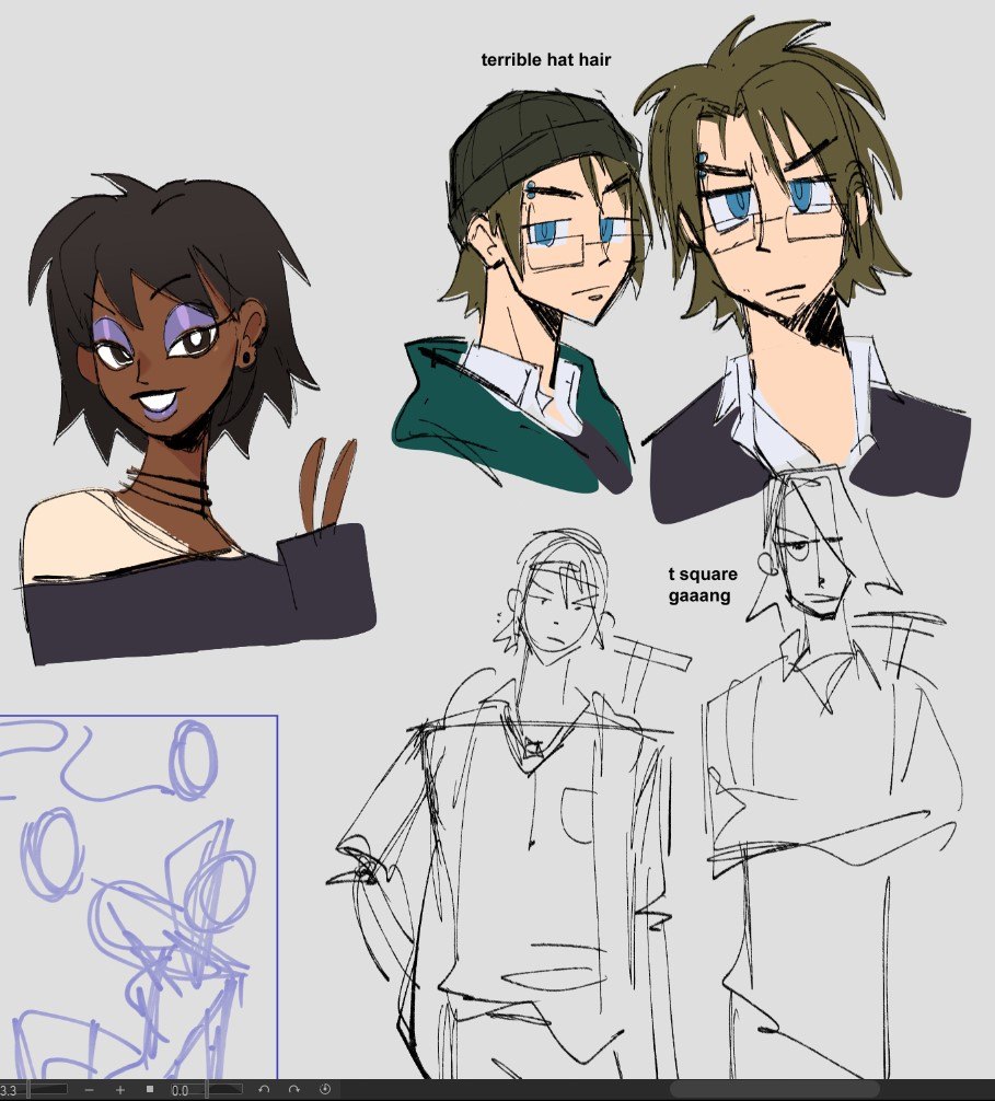 declan's terrible hat hair