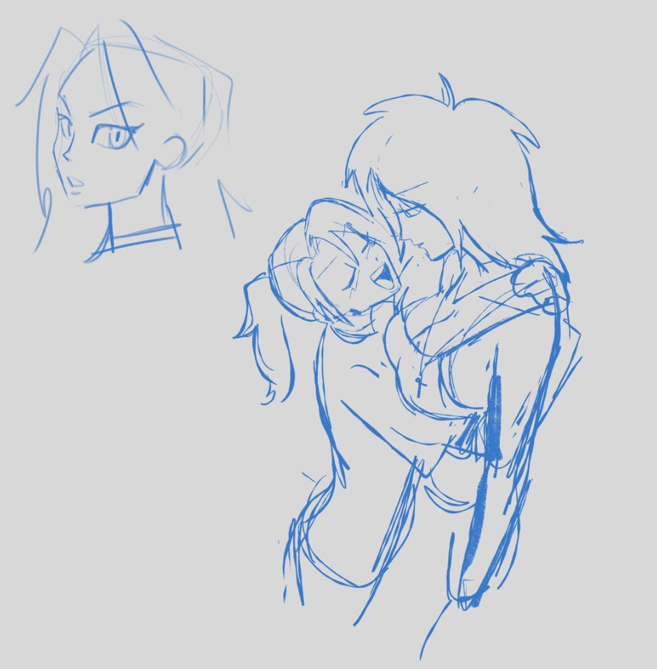 siobhan hugging grace