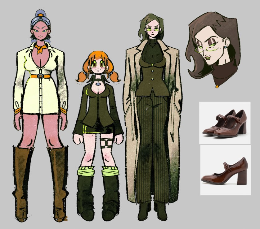 model sheet for second shift